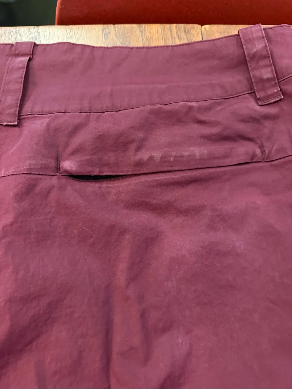 Nike Men's Chinos in Burgundy and Black
